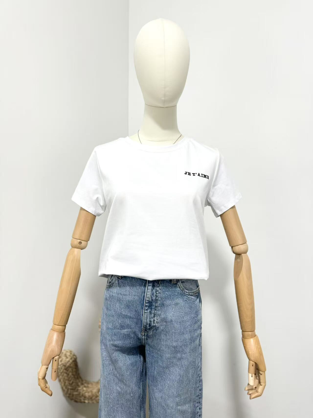 Grossiste Maëlys Paris - T-shirt brodé "Je t'aime"