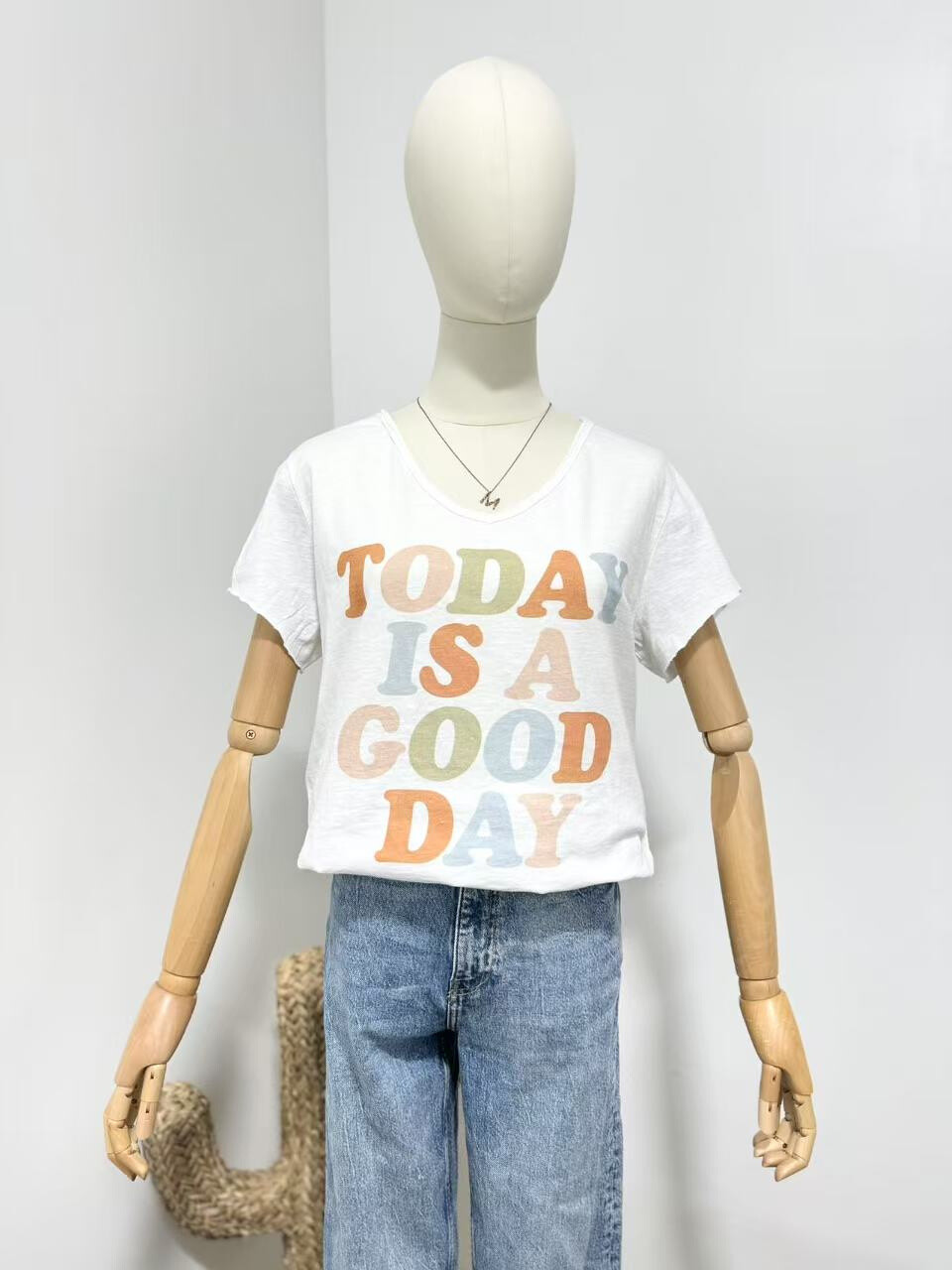 Grossiste Maëlys Paris - T-shirt imprimée " TODAY ISA  GOOD DAY "