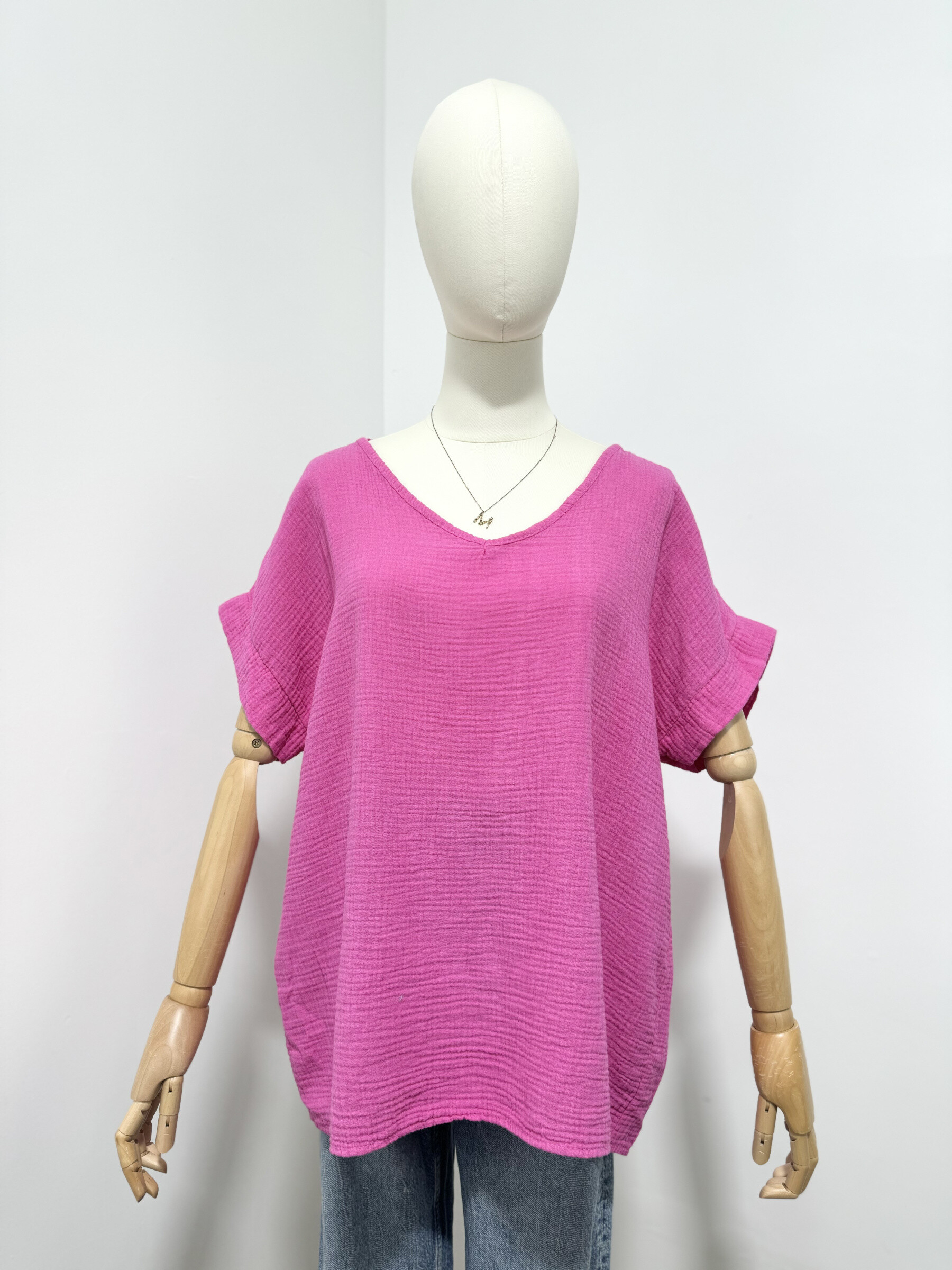 Großhändler Maëlys Paris - Langes Kleid in 100% Baumwollgaze