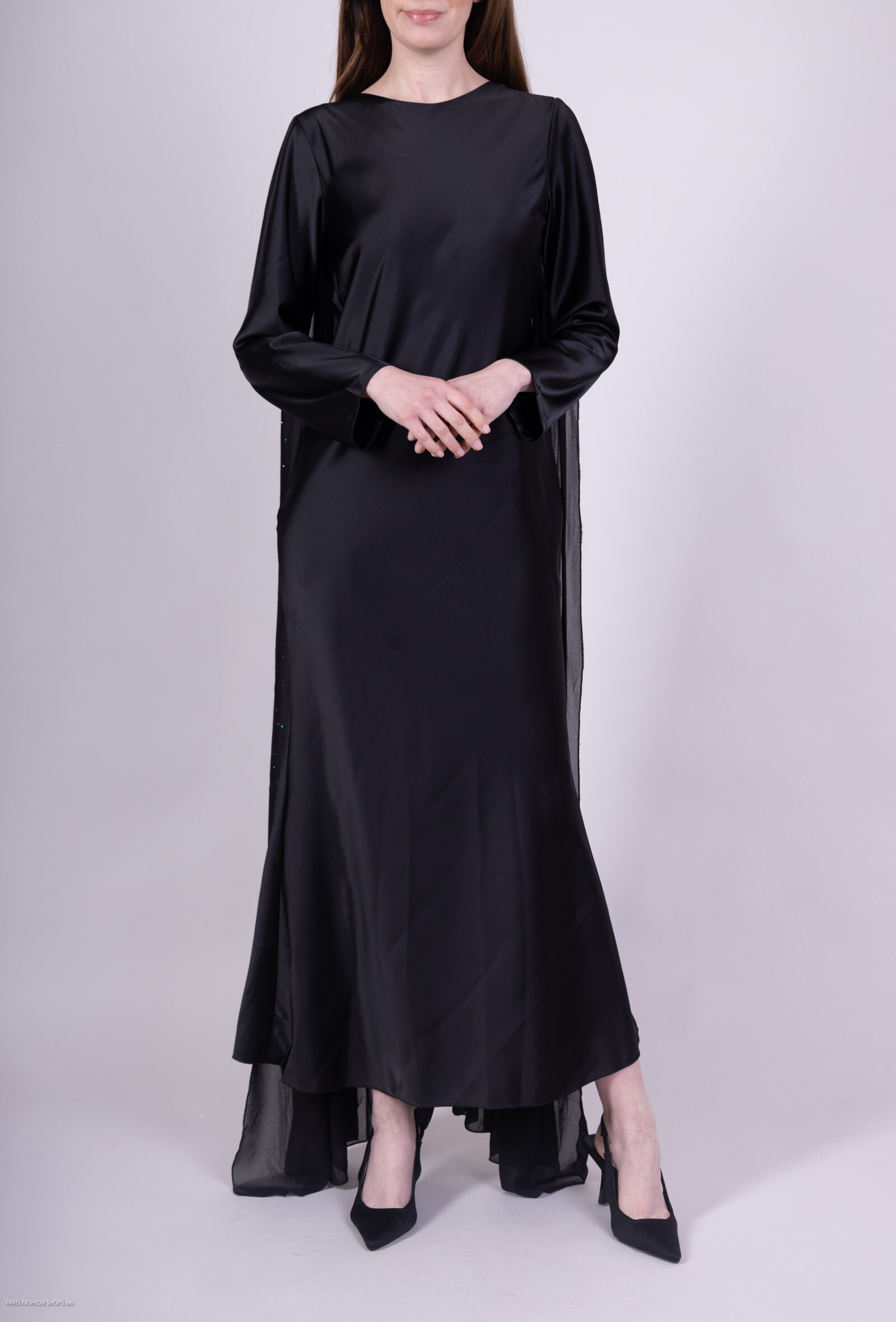 Grossiste Maia H. - Robe à cape avec paillettes