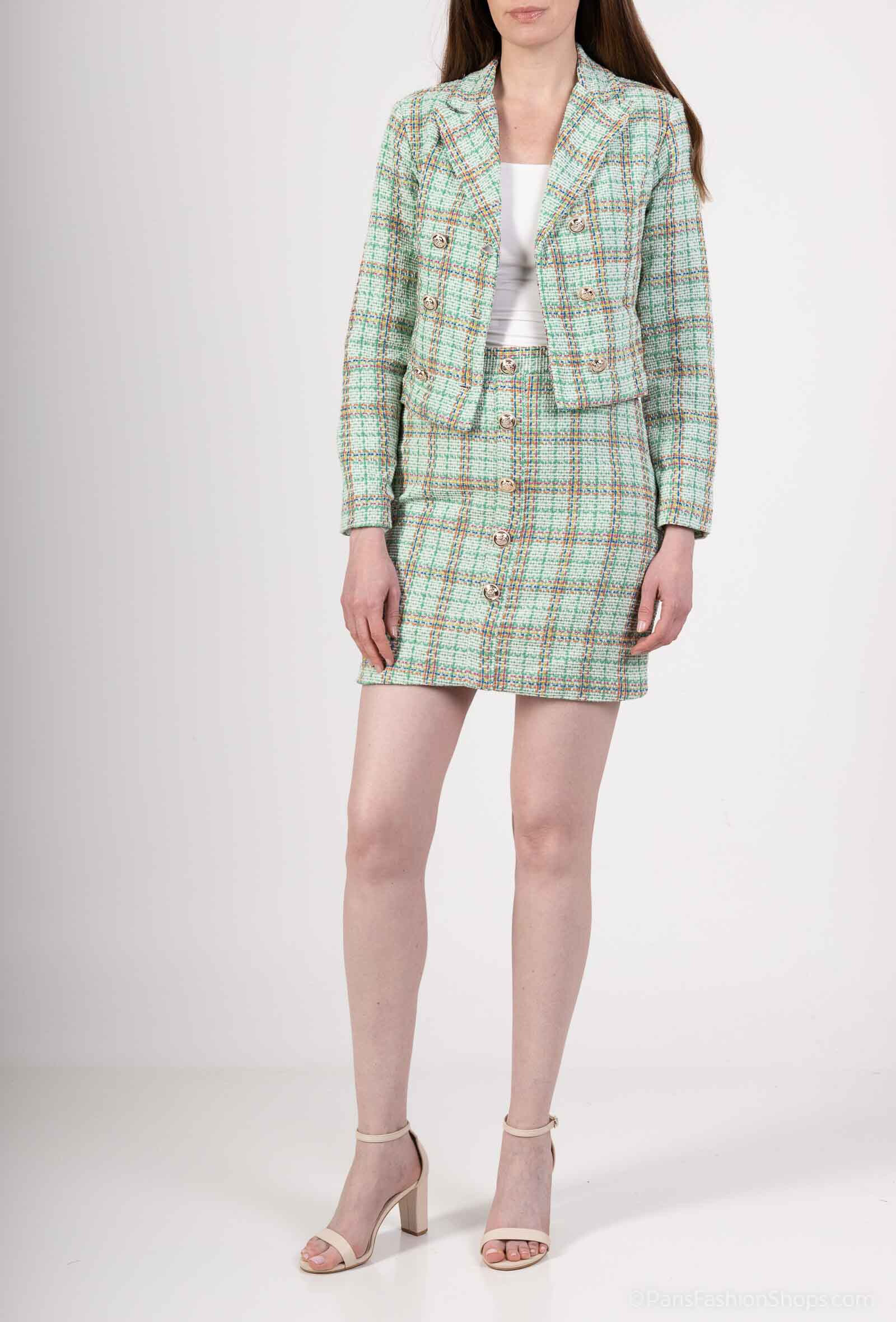 Wholesaler Maia H. - Short checkered jacket