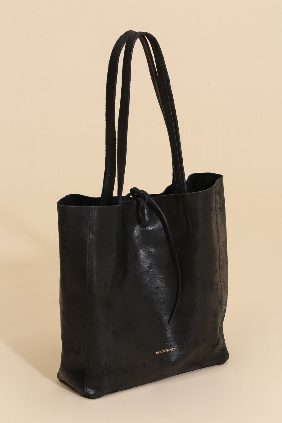 Wholesaler Maison Fanli - Aged Leather Tote Bag