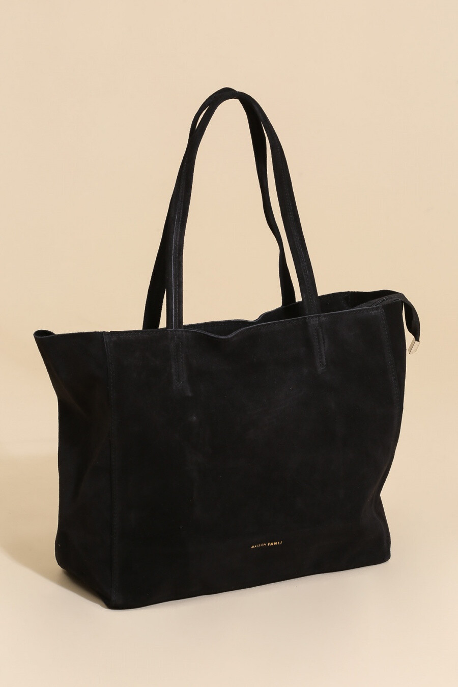 Wholesaler Maison Fanli - Suede rectangular tote bag