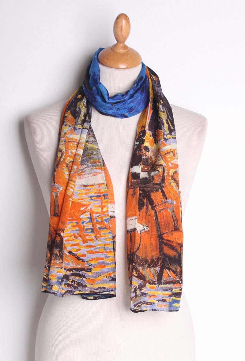 Grossiste Maison Fanli - Foulard en crêpe de soie