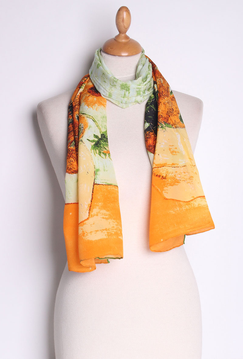 Grossiste Maison Fanli - Foulard en crêpe de soie