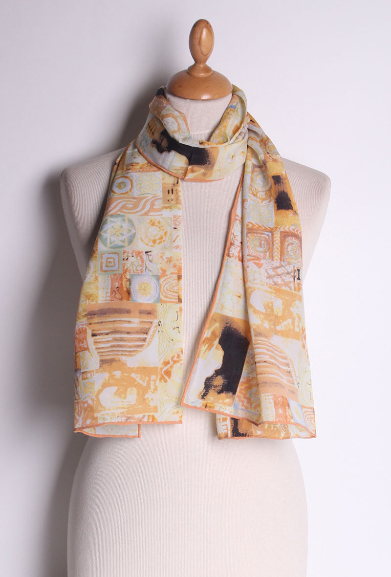 Grossiste Maison Fanli - Foulard en crêpe de soie