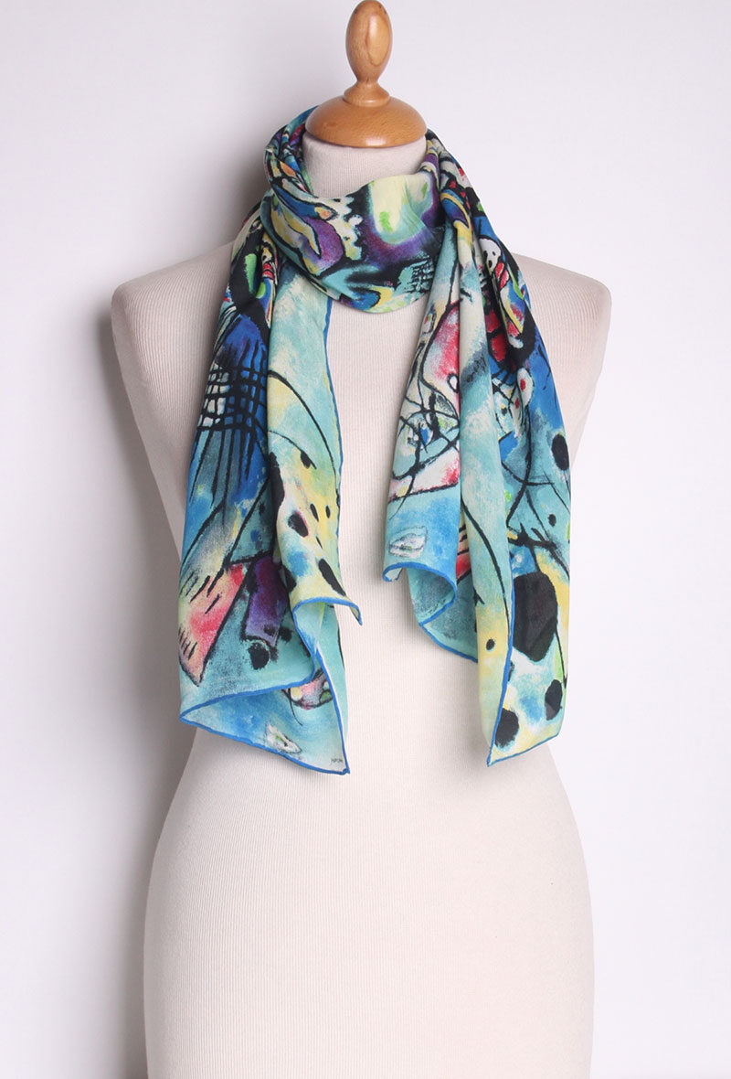Grossiste Maison Fanli - Foulard en crêpe de soie