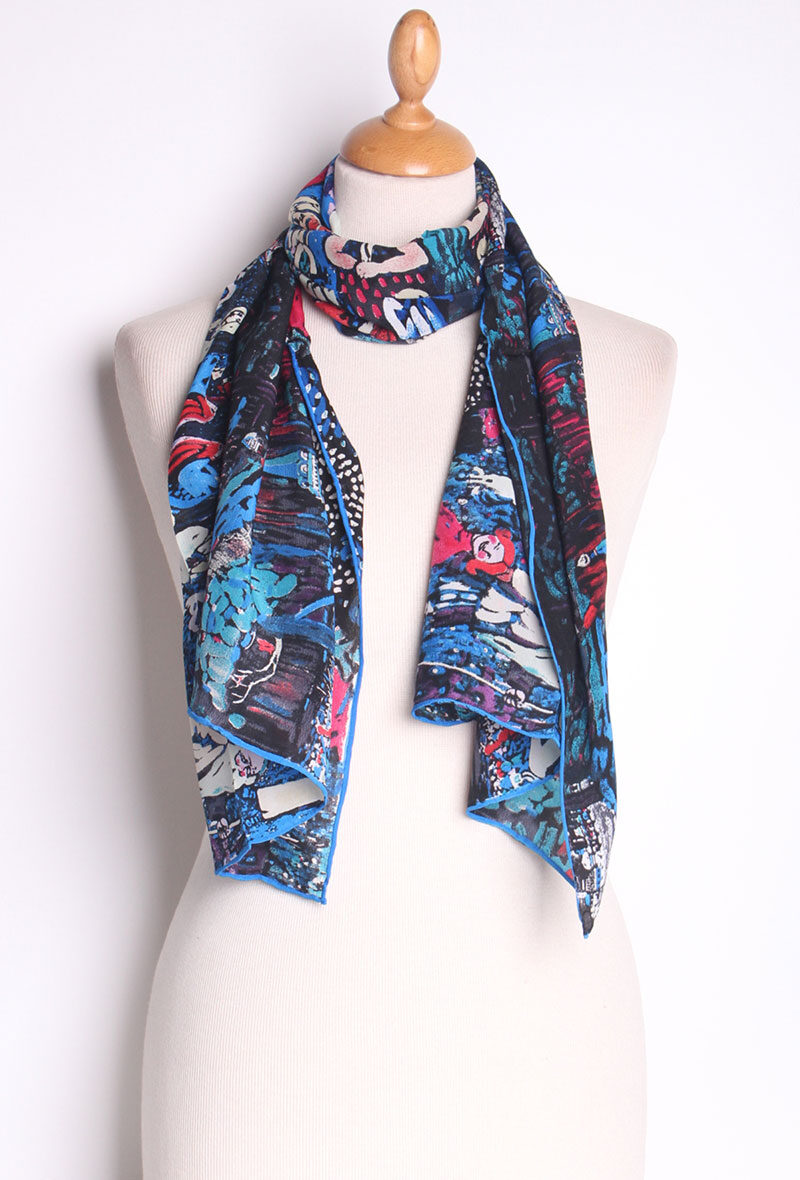 Grossiste Maison Fanli - Foulard en crêpe de soie