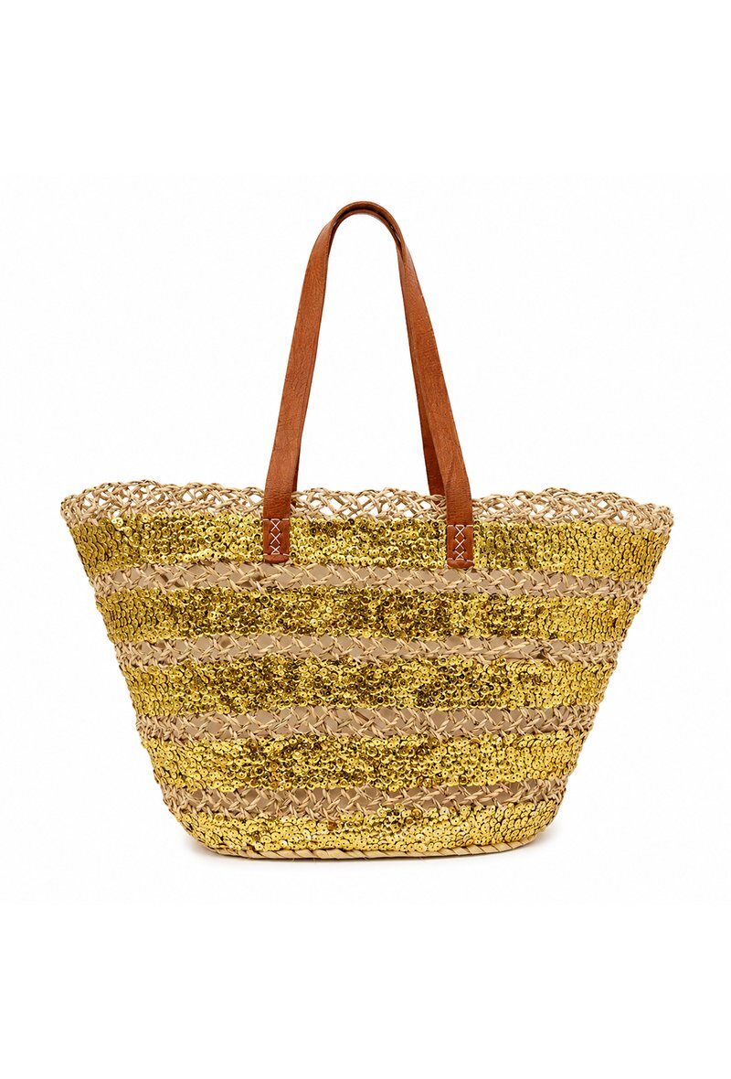 Wholesaler Maison Gallantry - Tote bag with sequin stripes MG