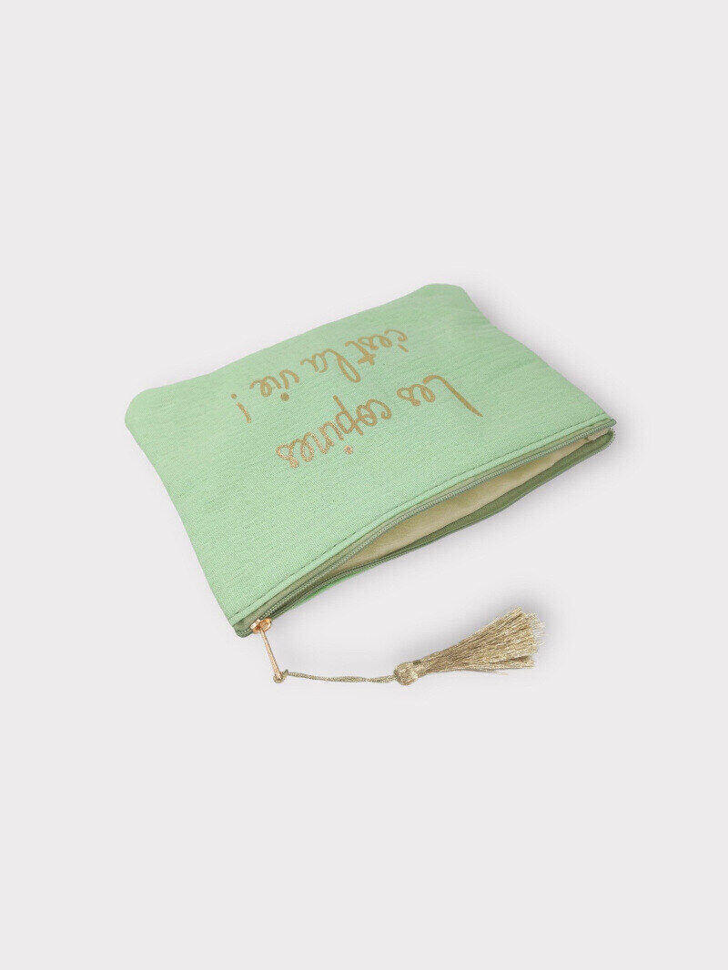 Wholesaler MAISON OKAMI - Message pouch with pompom