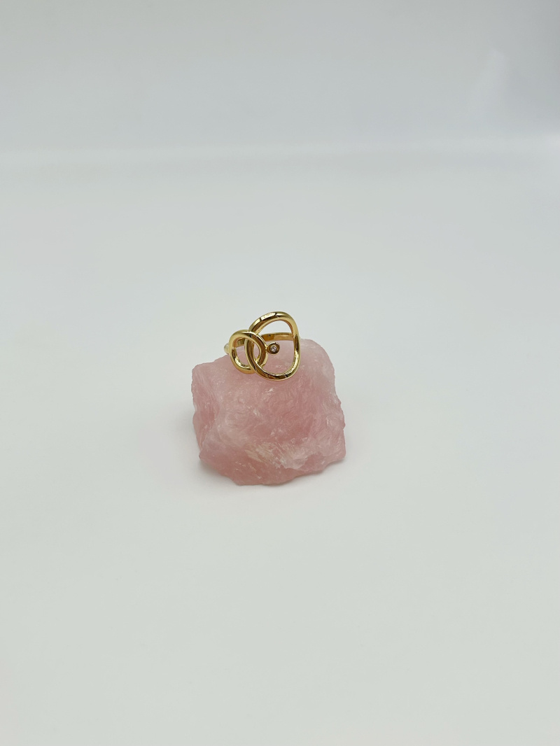Mayorista MAISON OKAMI - Anillo de acero inoxidable ajustable