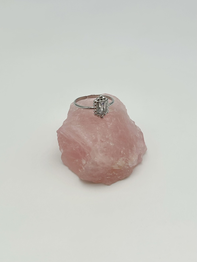 Wholesaler MAISON OKAMI - Rhinestone stainless steel ring