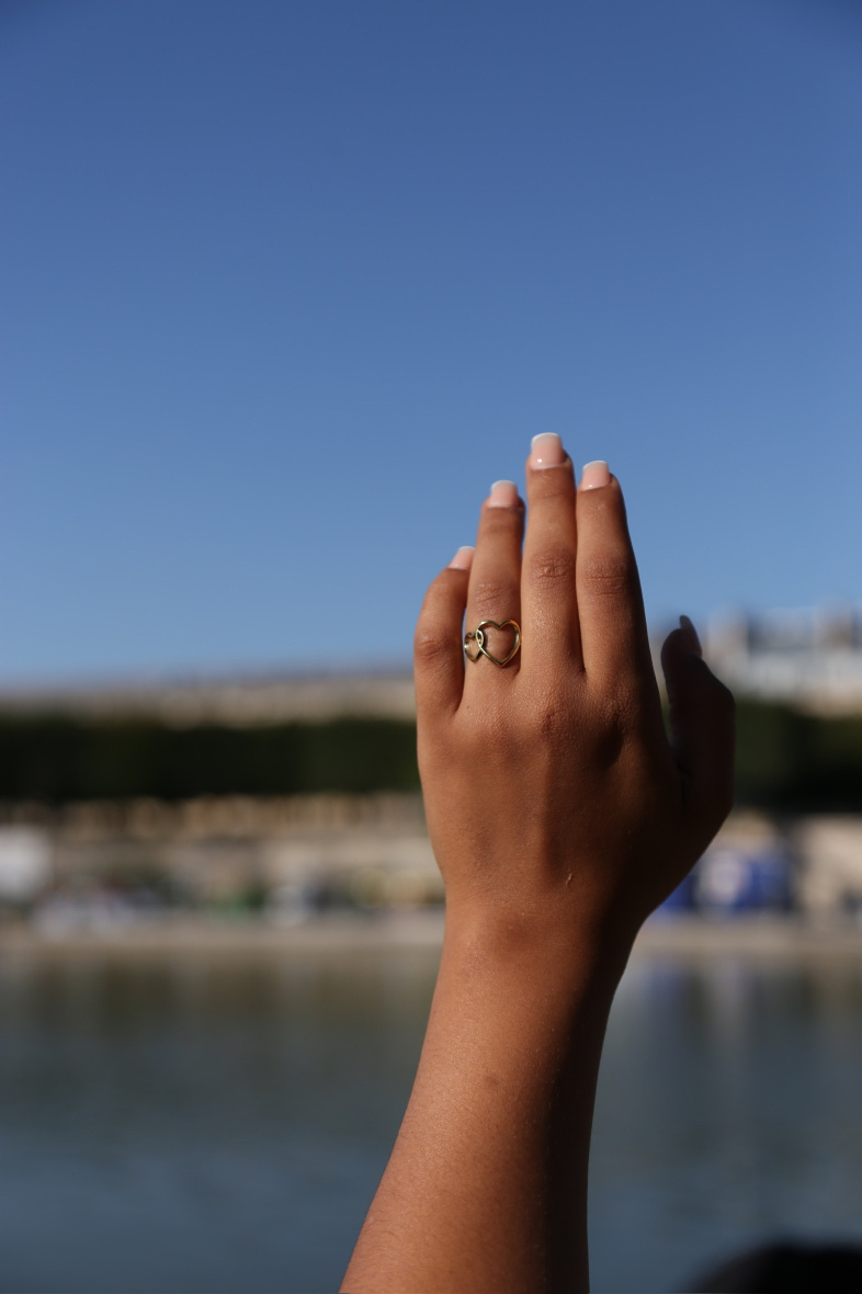 Wholesaler MAISON OKAMI - Double heart ring