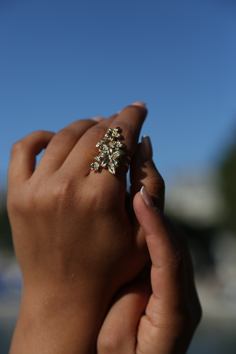 Grossiste MAISON OKAMI - Bague fleur