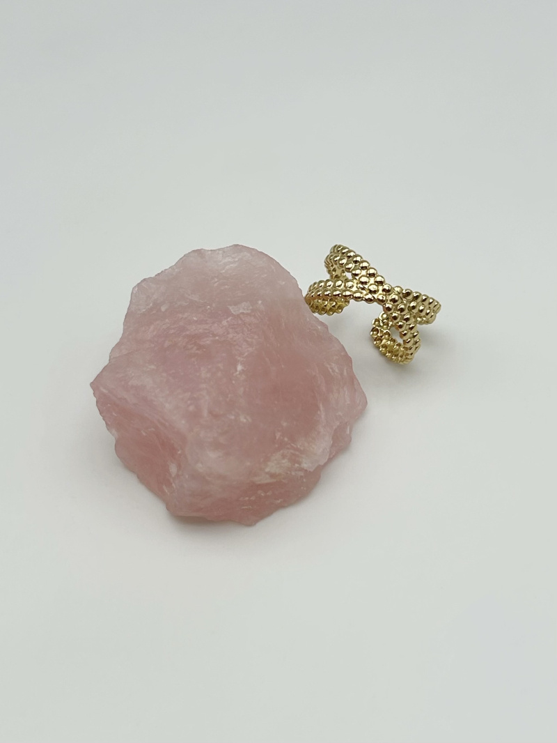 Wholesaler MAISON OKAMI - Quilted cross ring