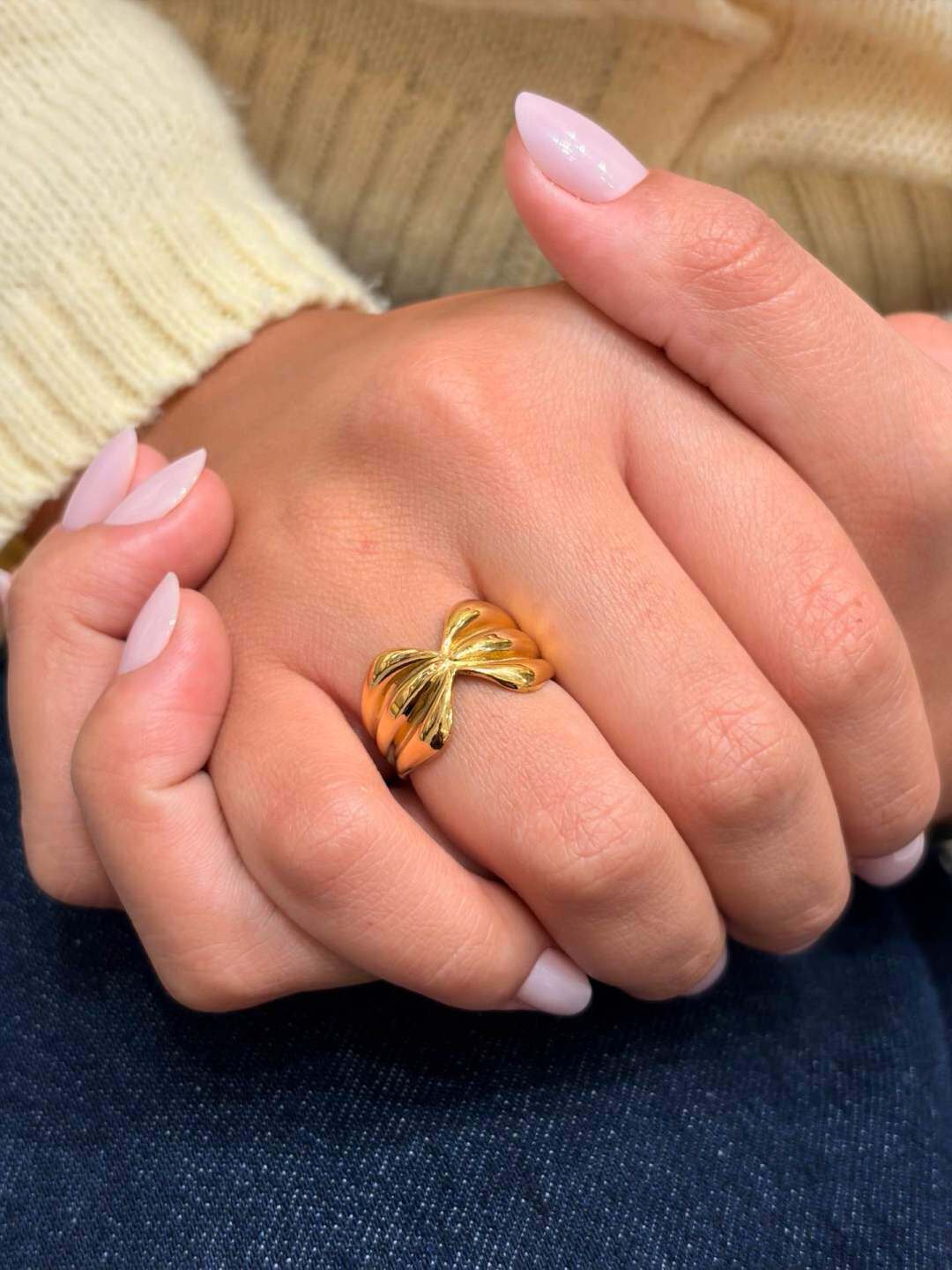 Grossiste MAISON OKAMI - Bague en Acier Inoxydable au Motif Épuré