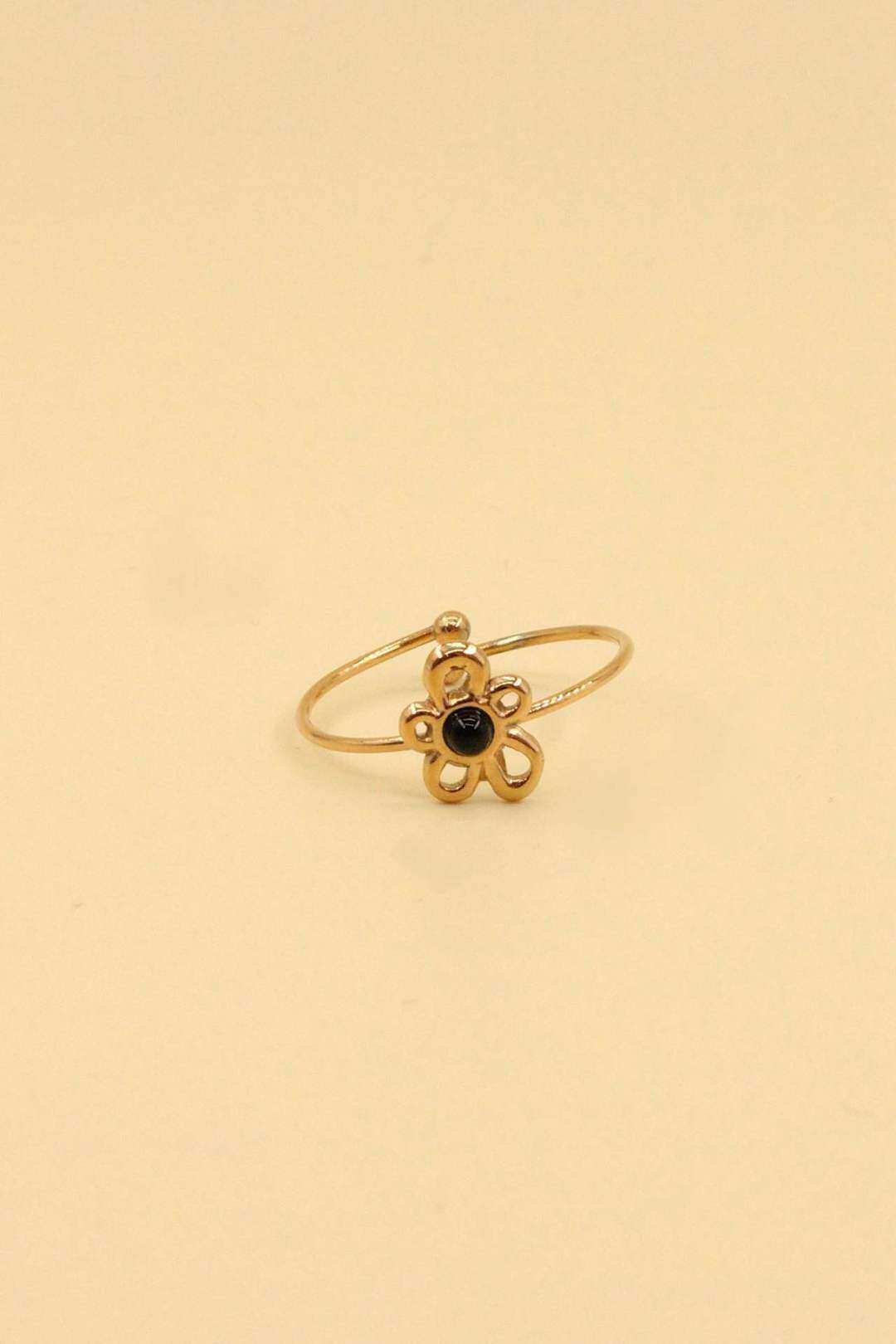Mayorista MAISON OKAMI - Anillo de Flor con Colgante de Piedra Natural