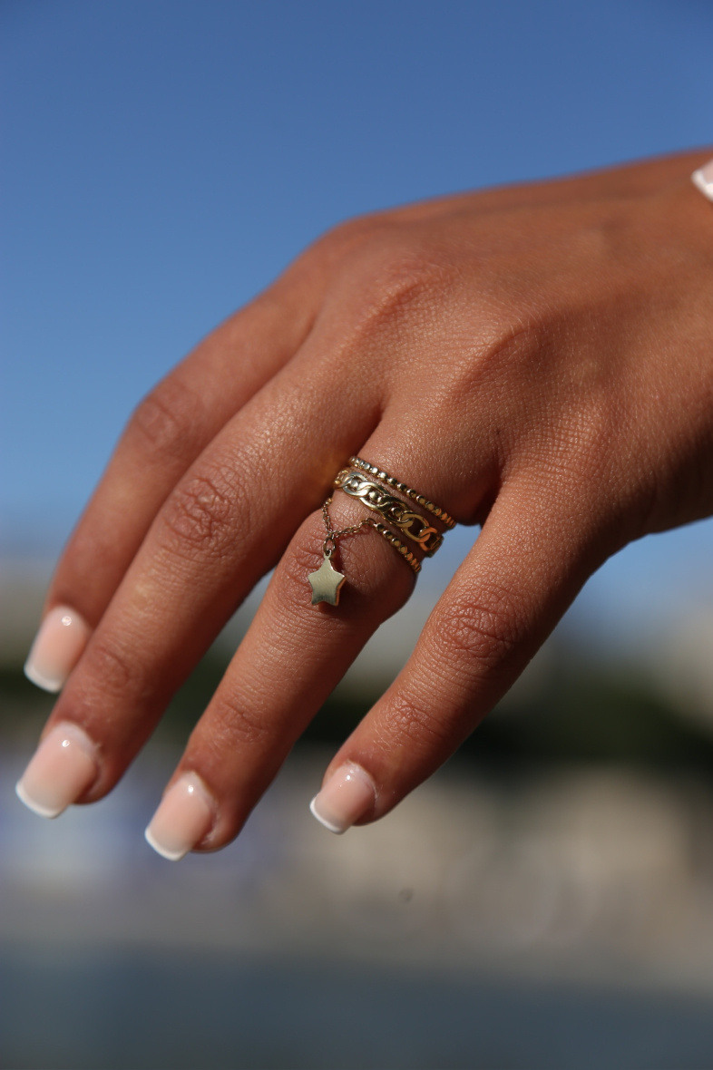 Grossiste MAISON OKAMI - Bague breloque étoile