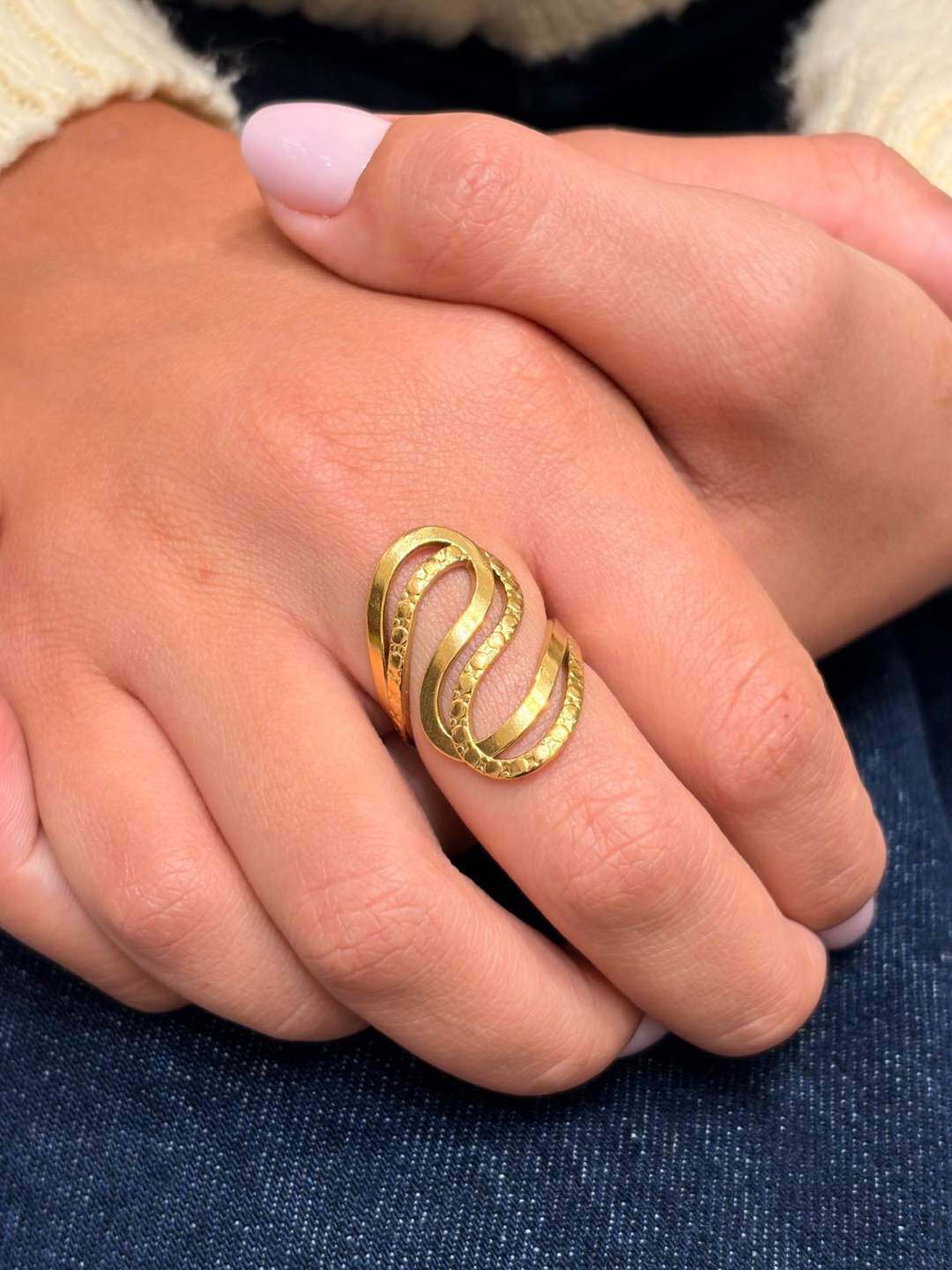 Wholesaler MAISON OKAMI - Stainless Steel Ring - Eclectic and Modern Design