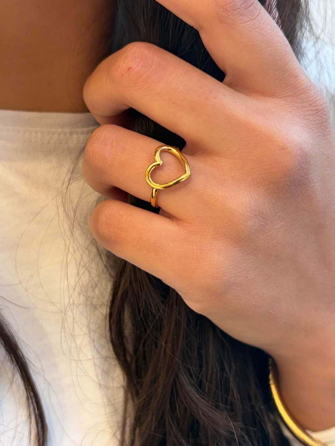 Wholesaler MAISON OKAMI - Heart-shaped stainless steel ring