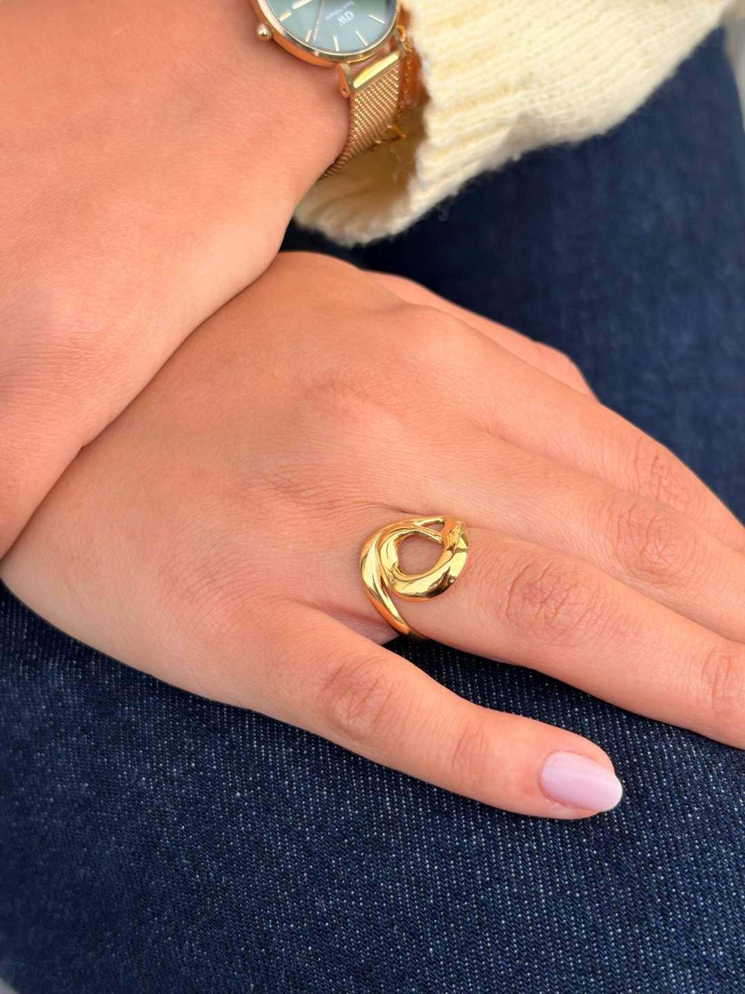 Grossiste MAISON OKAMI - Bague en Acier Inoxydable avec Design Élégant