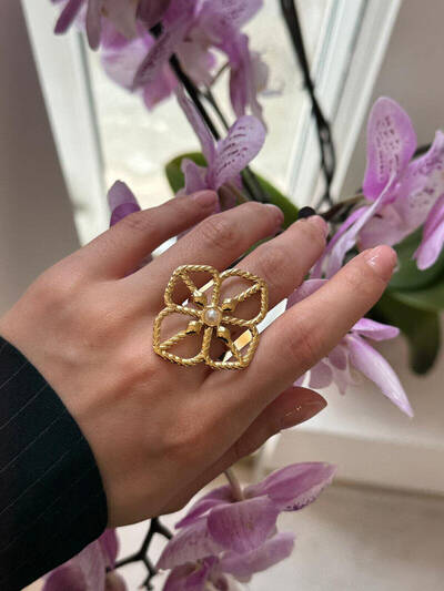 Wholesaler MAISON OKAMI - Openwork stainless steel flower ring Wholesaler MAISON OKAMI - Openwork stainless steel flower ring