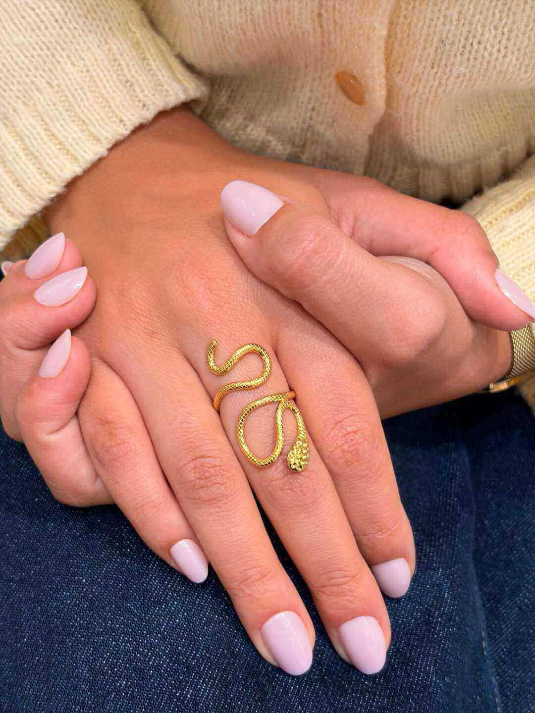 Wholesaler MAISON OKAMI - Stainless steel snake ring
