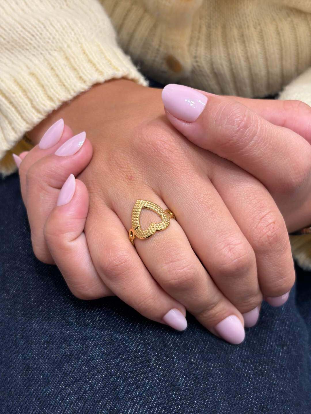 Wholesaler MAISON OKAMI - Stainless Steel Heart-Shaped Ring