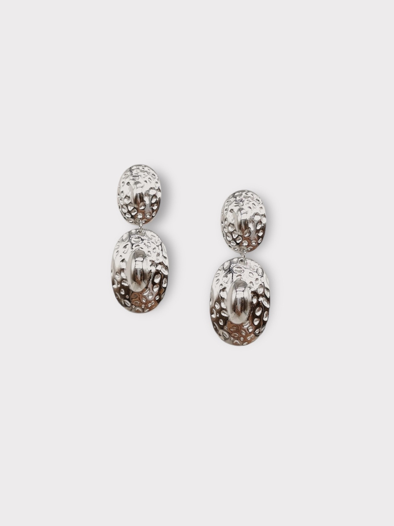 Grossiste MAISON OKAMI - Boucles d’Oreilles Martelées Doubles