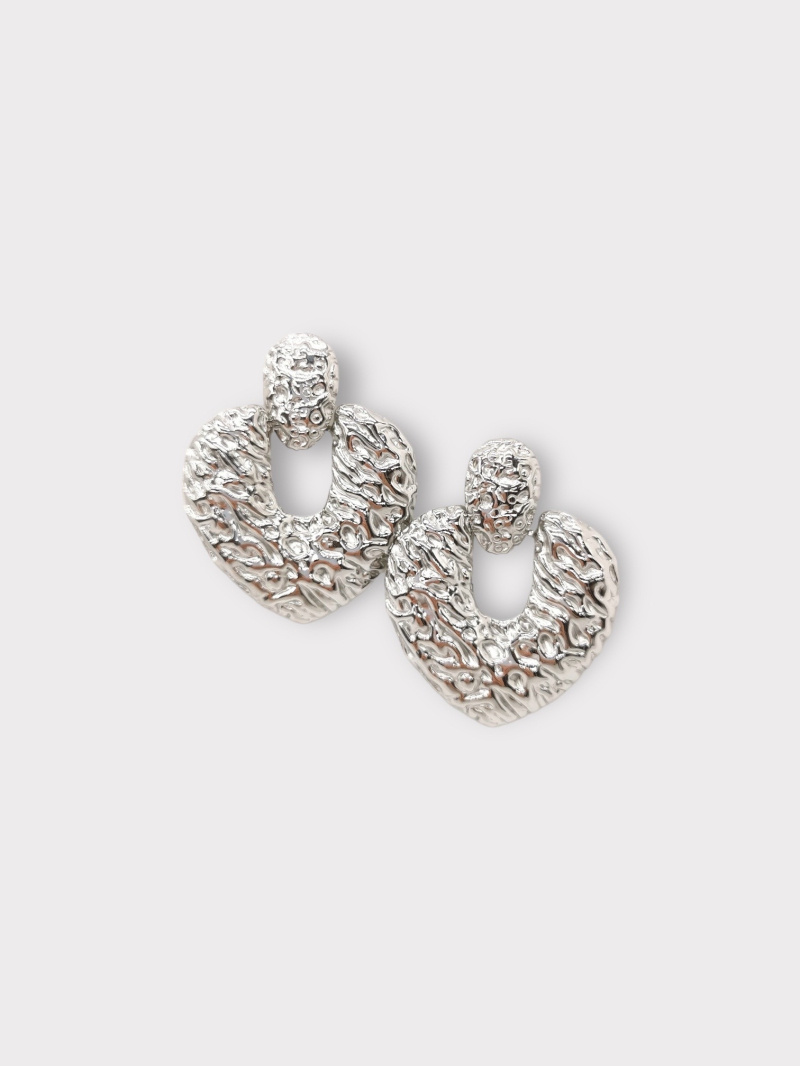 Wholesaler MAISON OKAMI - Stainless steel earrings - heart