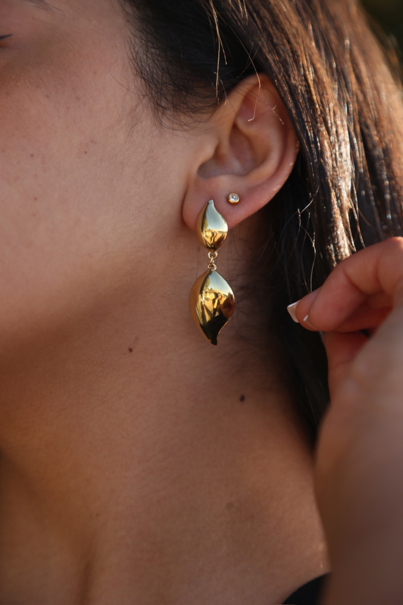 Grossiste MAISON OKAMI - Boucles d’oreilles goutte en acier inoxydable