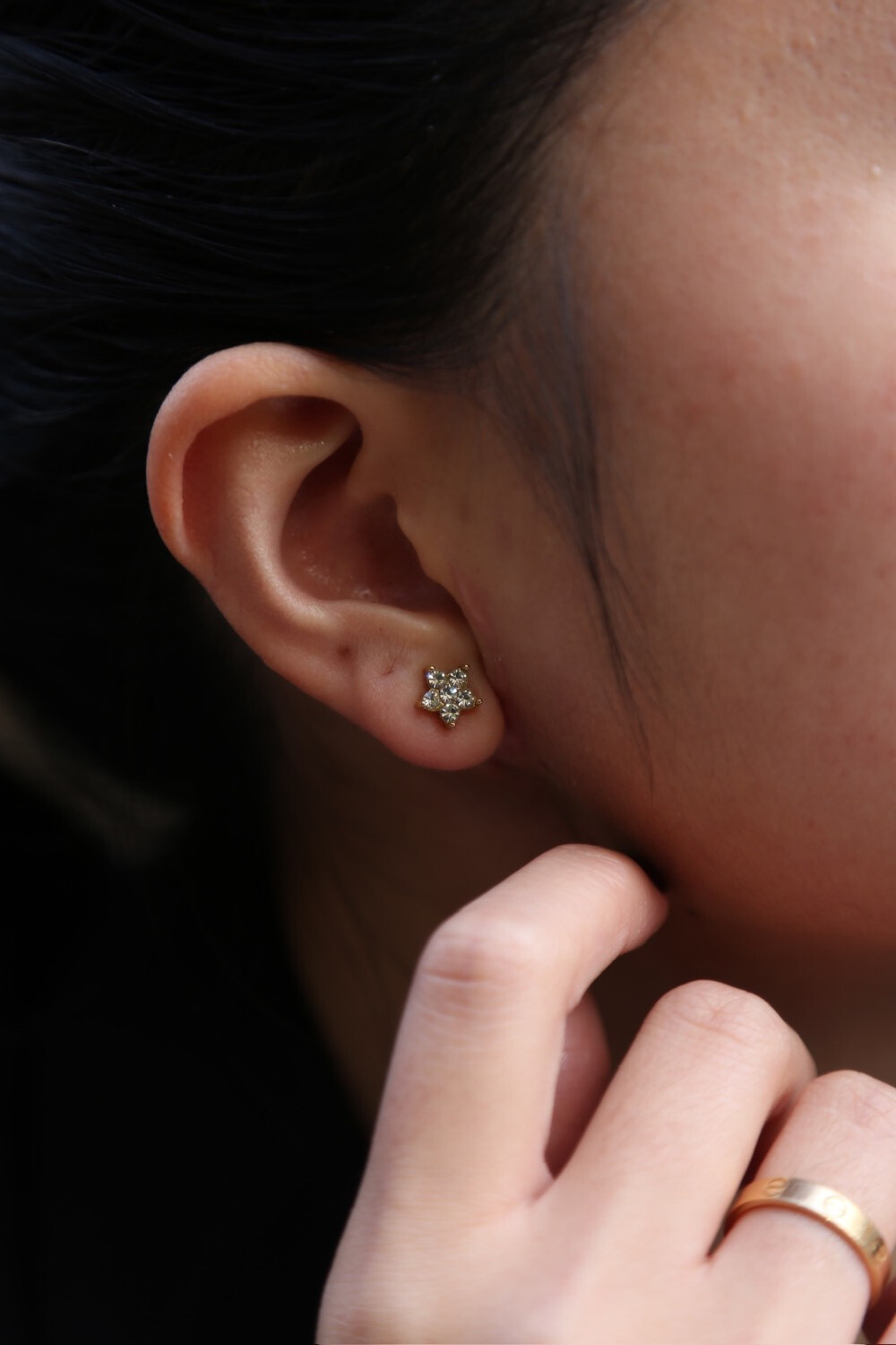 Grossiste MAISON OKAMI - Clous d’oreilles étoile en zirconium