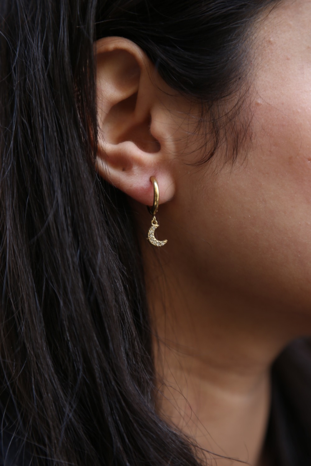 Wholesaler MAISON OKAMI - Dangling earrings with moon pendant