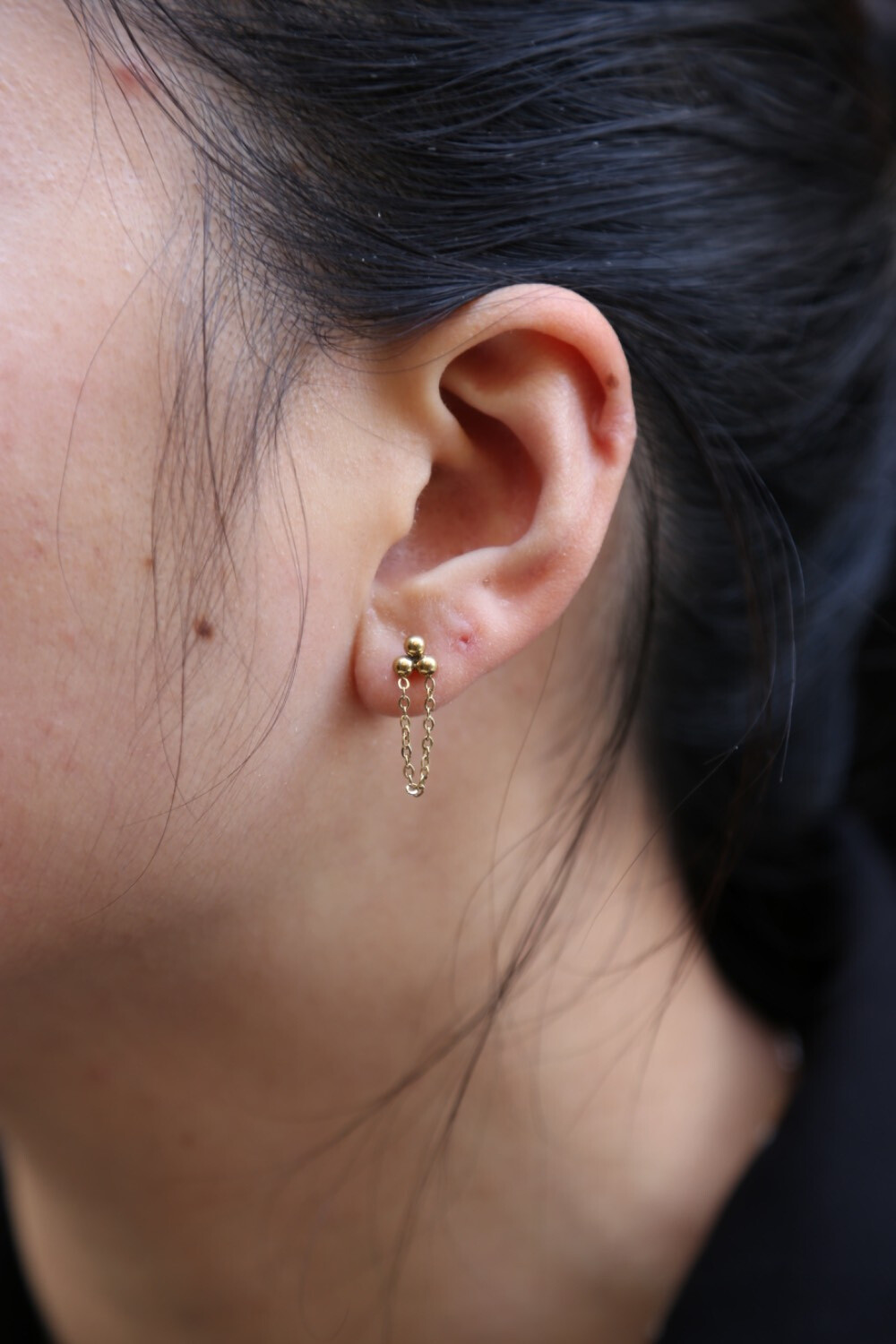 Grossiste MAISON OKAMI - Boucles d’oreilles chaîne minimaliste