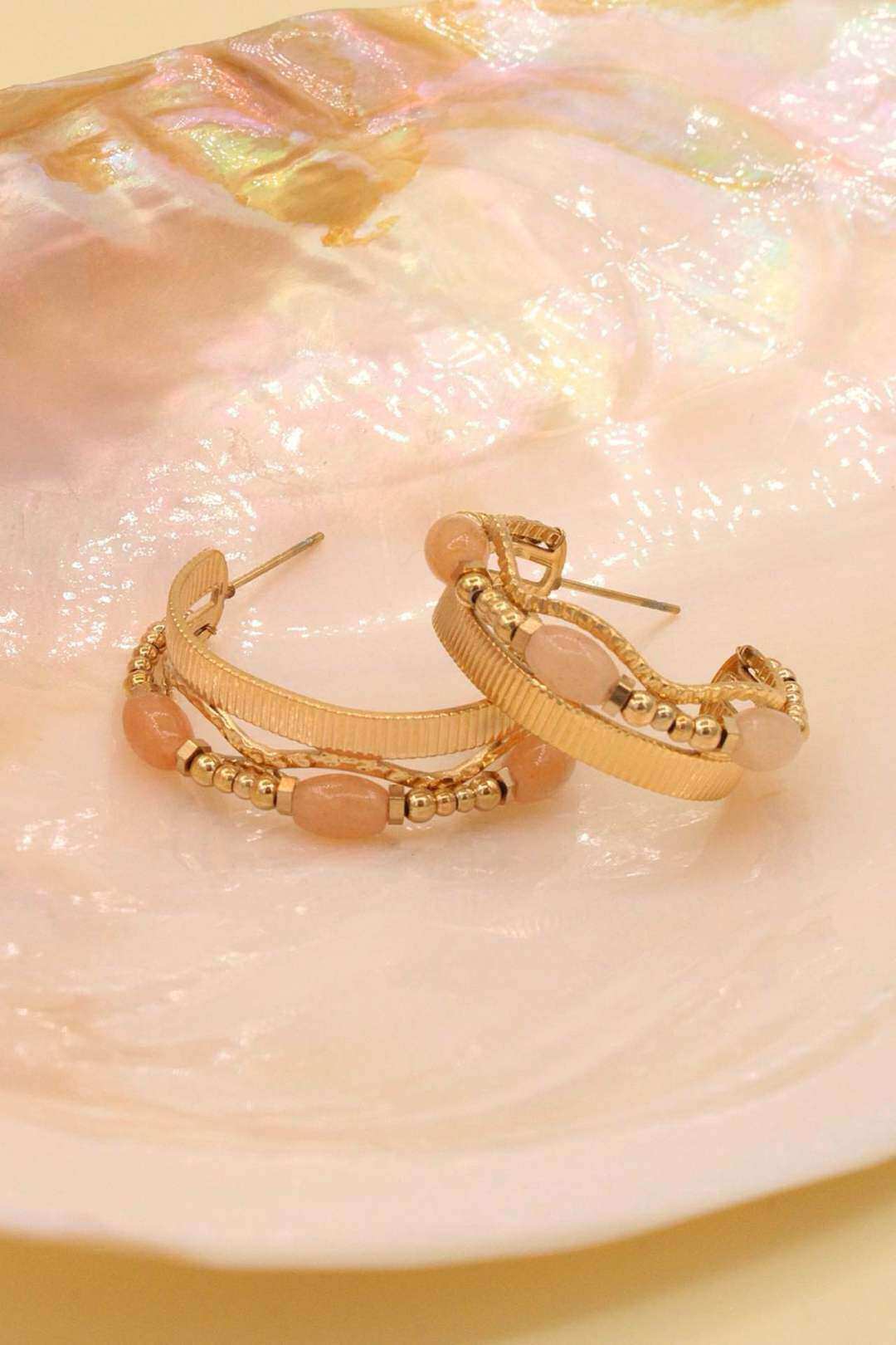 Wholesaler MAISON OKAMI - Stainless steel hoop earrings