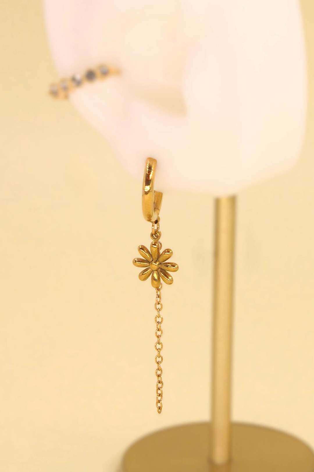 Wholesaler MAISON OKAMI - Stainless steel flower earring