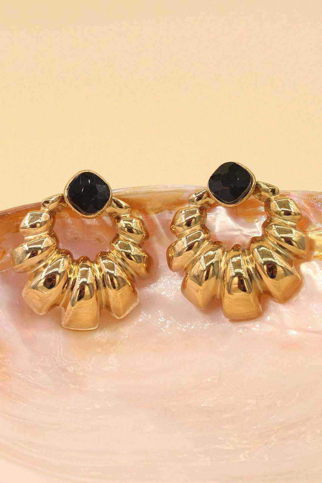 Grossiste MAISON OKAMI - Boucles d'oreilles créoles acier inoxydable