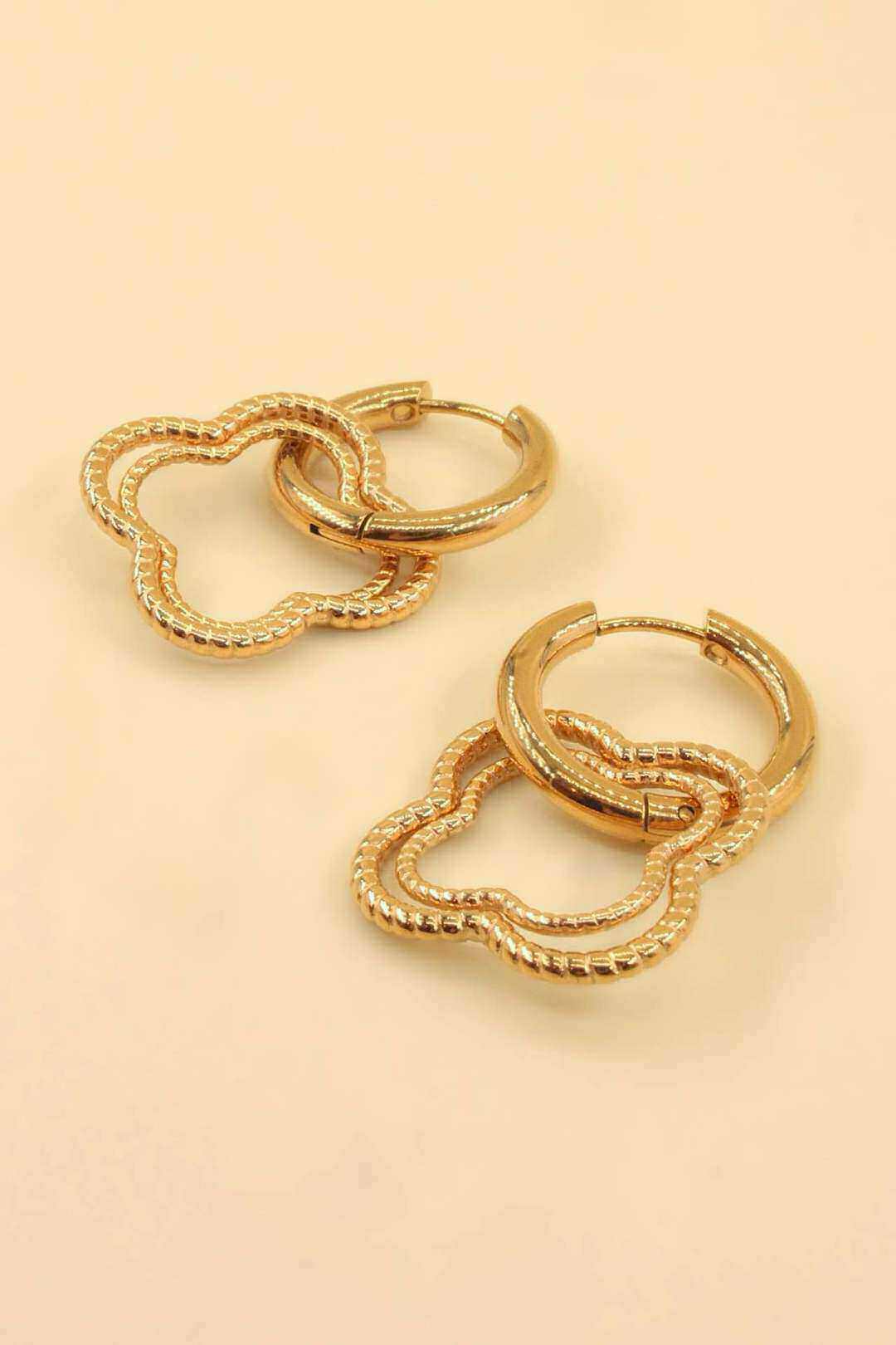 Grossiste MAISON OKAMI - Boucles d'oreilles pendantes acier inoxydable