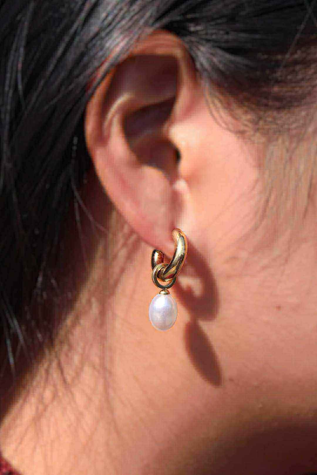 Wholesaler MAISON OKAMI - Stainless steel pearl earring