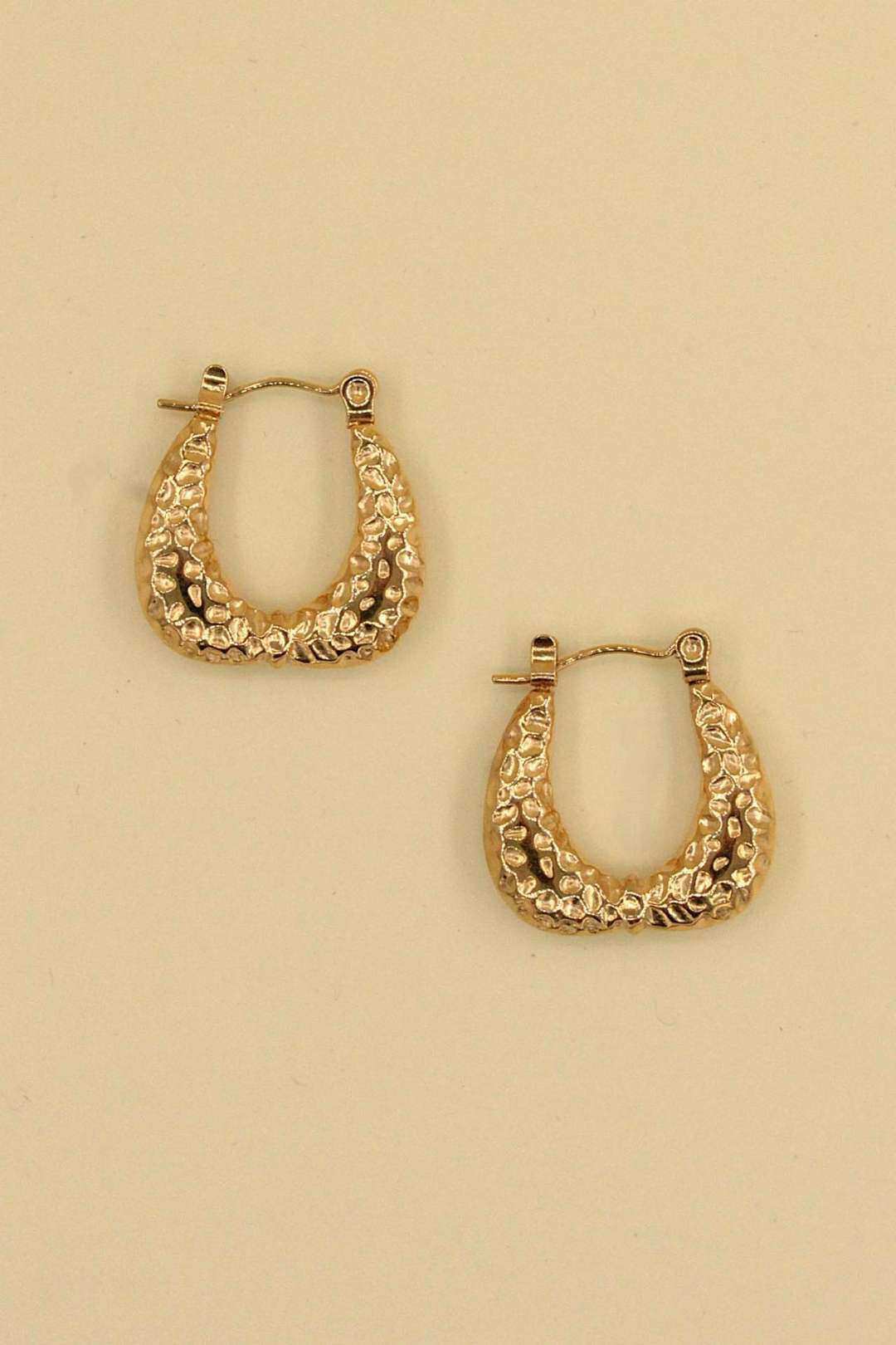 Wholesaler MAISON OKAMI - Textured stainless steel hoops
