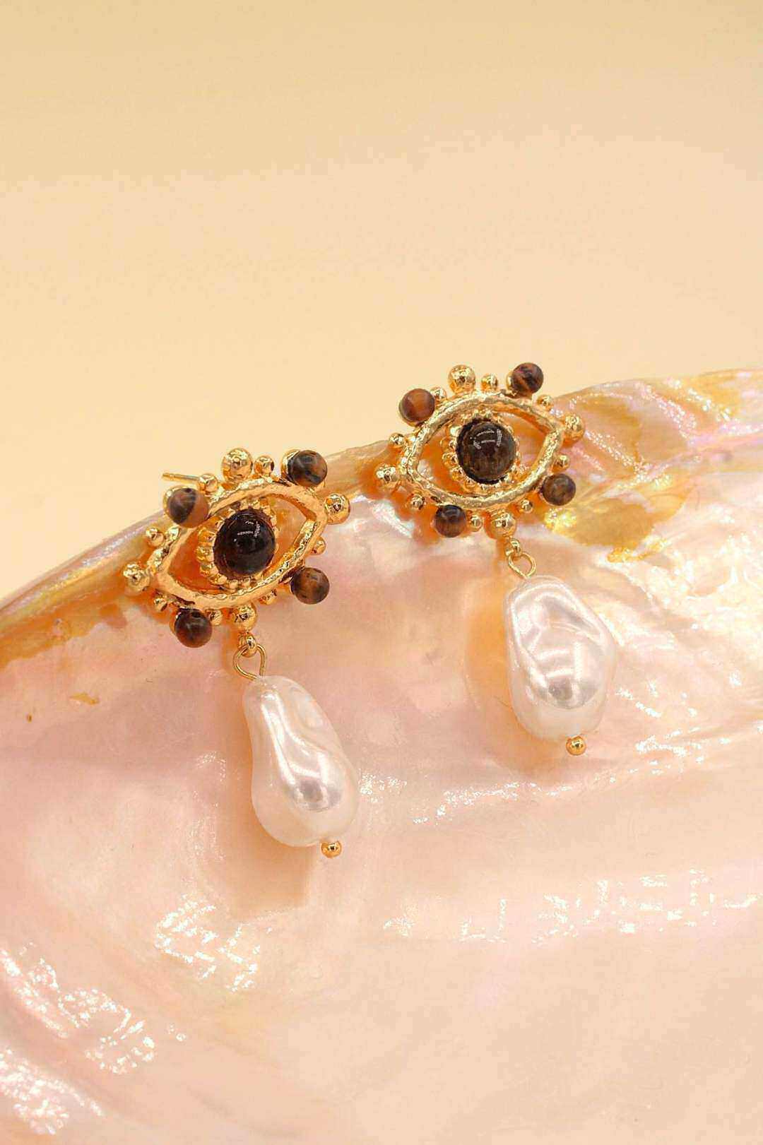 Wholesaler MAISON OKAMI - Eye Eye Earrings