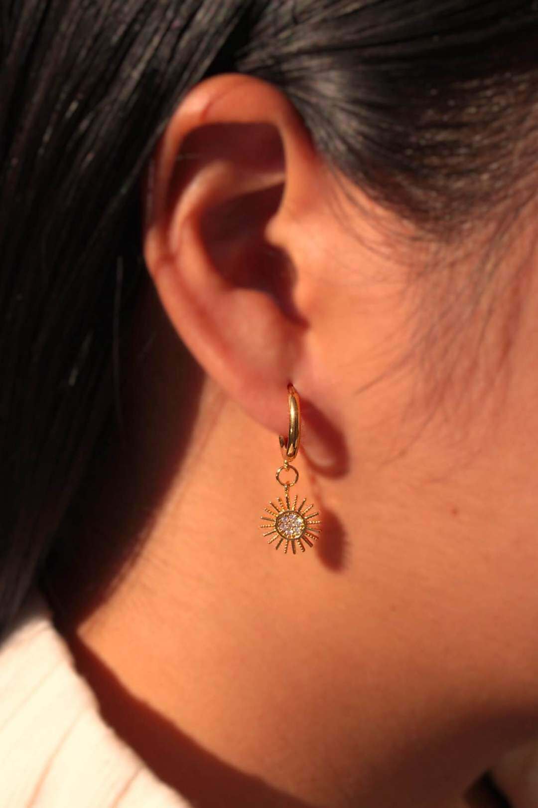 Wholesaler MAISON OKAMI - Stainless steel sun earrings