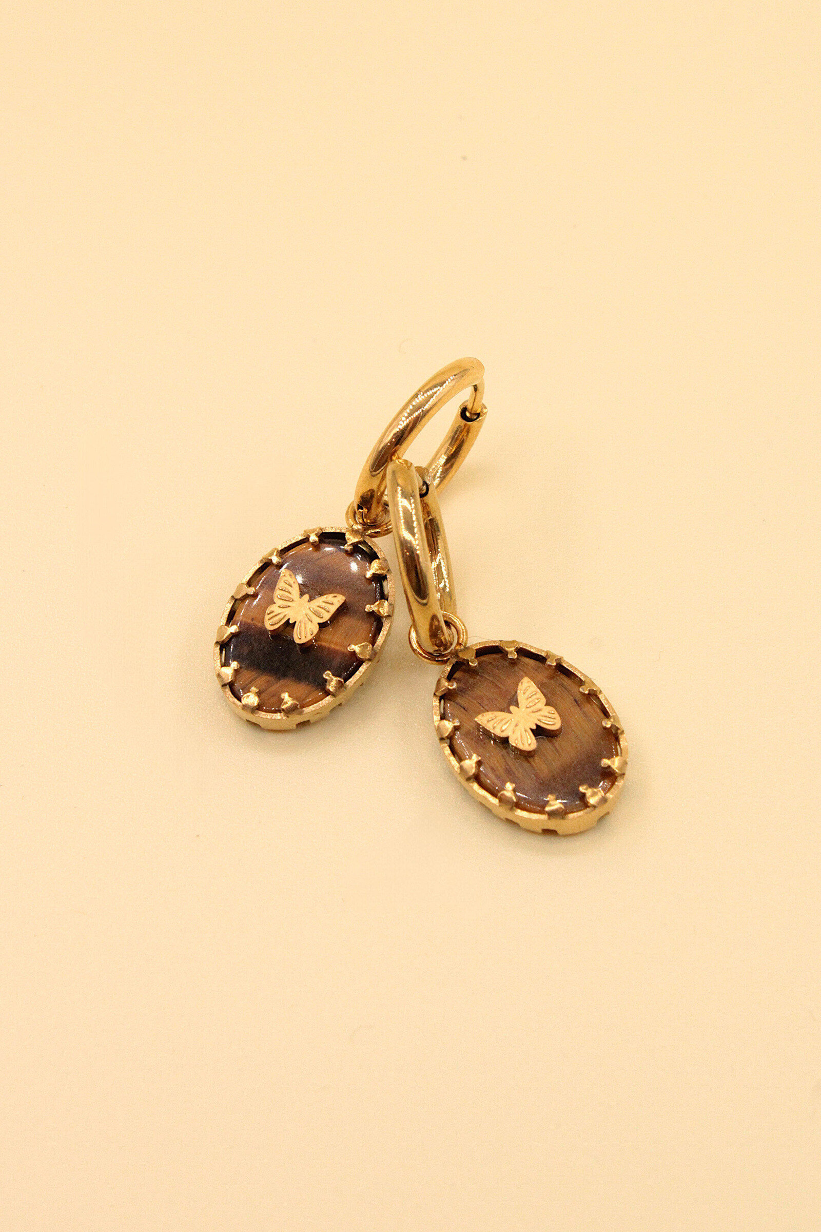 Wholesaler MAISON OKAMI - Stainless steel earring with butterfly design