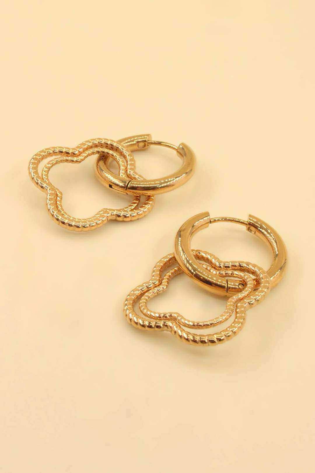 Grossiste MAISON OKAMI - Boucles d'oreilles pendantes acier inoxydable