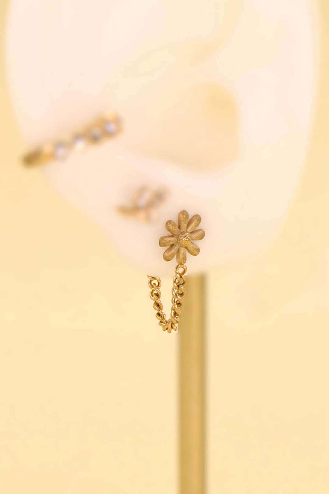 Wholesaler MAISON OKAMI - Stainless steel flower earrings
