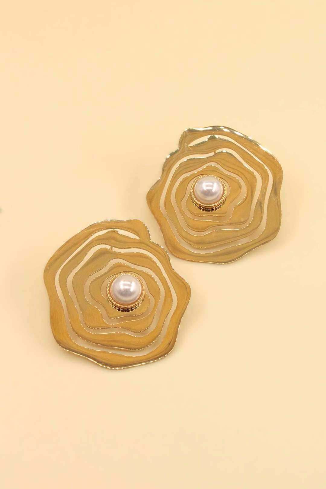 Wholesaler MAISON OKAMI - Stainless steel mother-of-pearl earrings