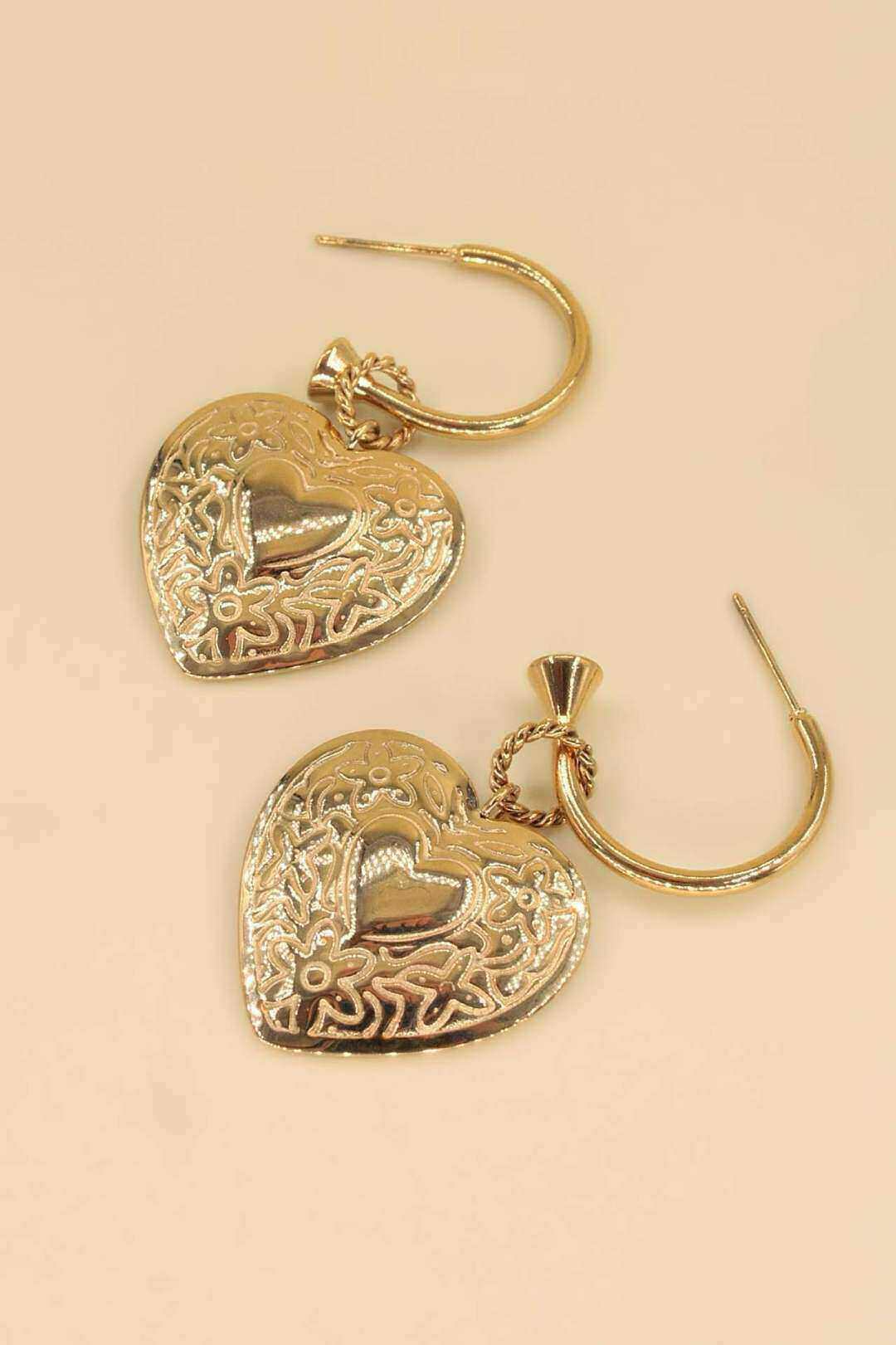Wholesaler MAISON OKAMI - Stainless steel heart earrings