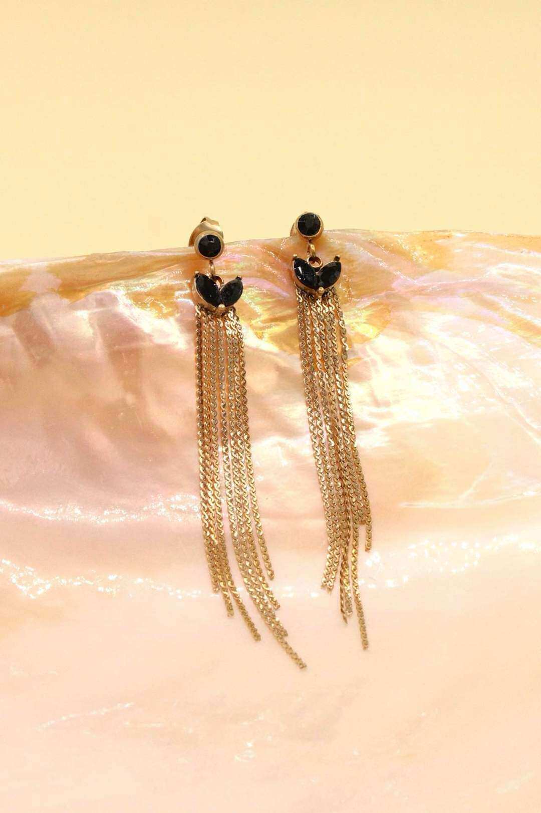 Wholesaler MAISON OKAMI - Stainless steel chain earrings