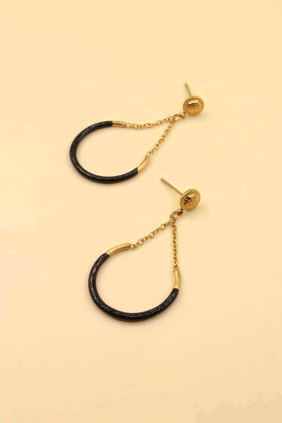 Wholesaler MAISON OKAMI - Stainless steel chain earrings