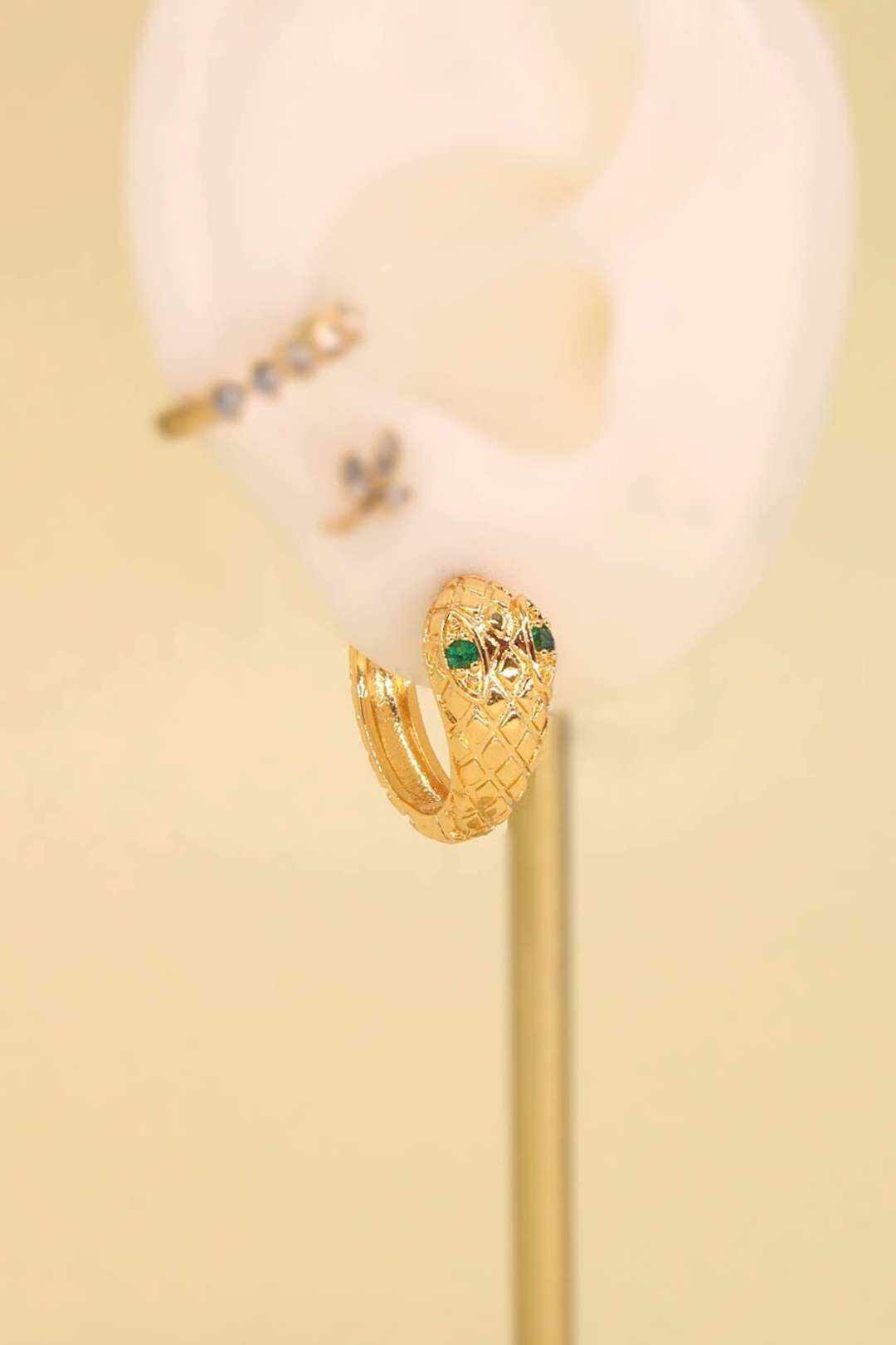 Wholesaler MAISON OKAMI - Stainless steel snake earring